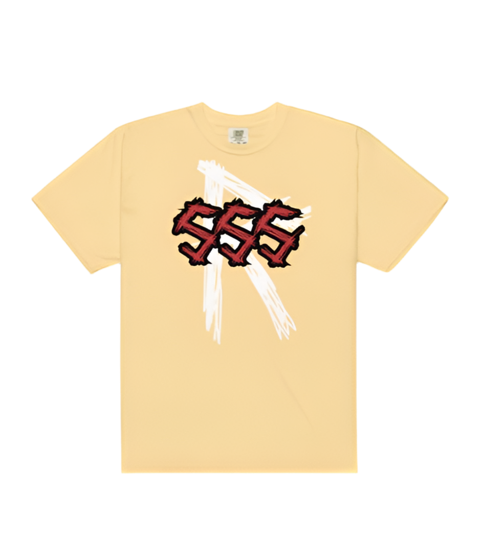 Limited Edition SSS “RYZE” Garment-Dyed T-shirt - Butter