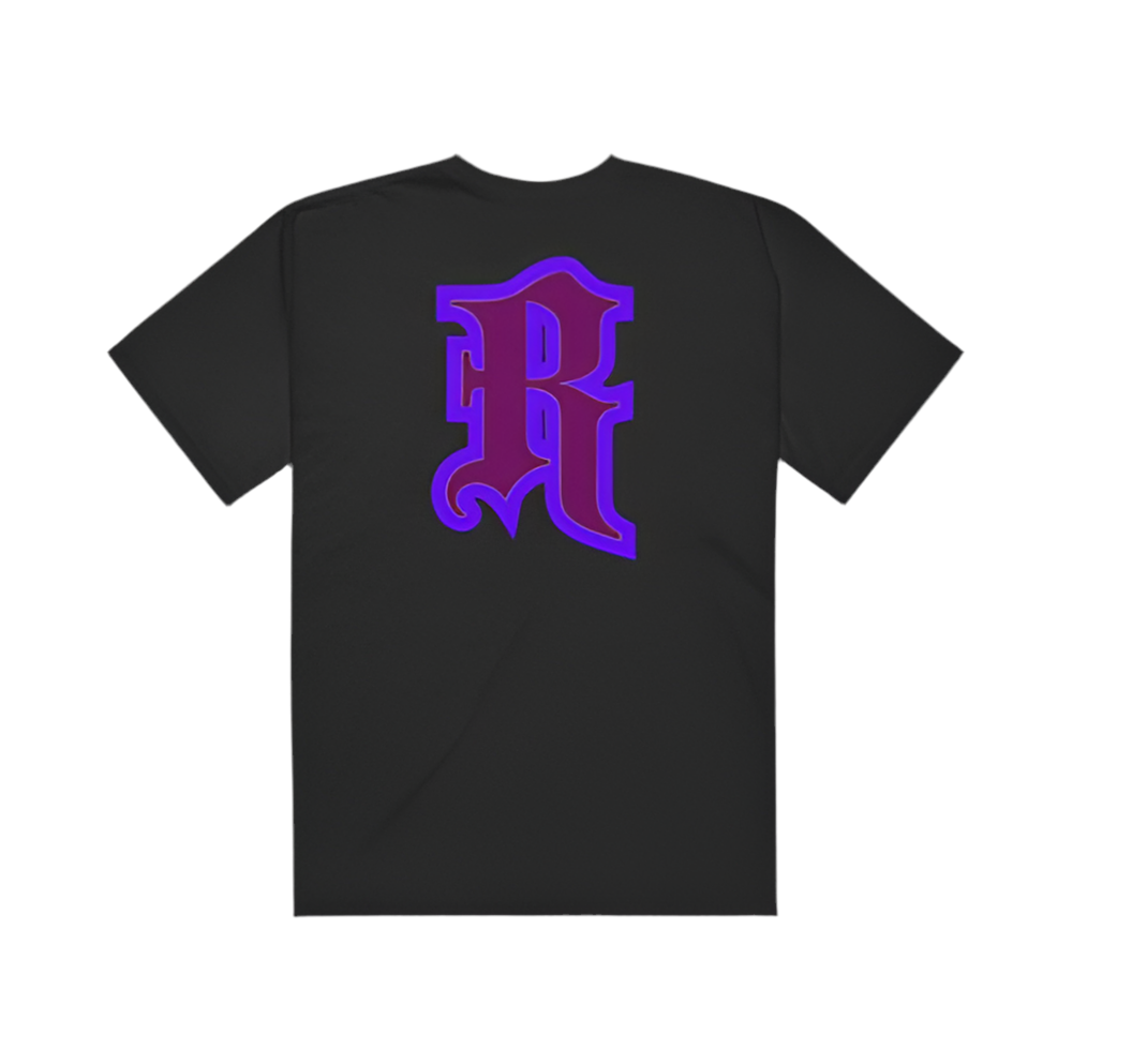 SSS “RYZE” GARMENT DYED T-SHIRT - BLACK